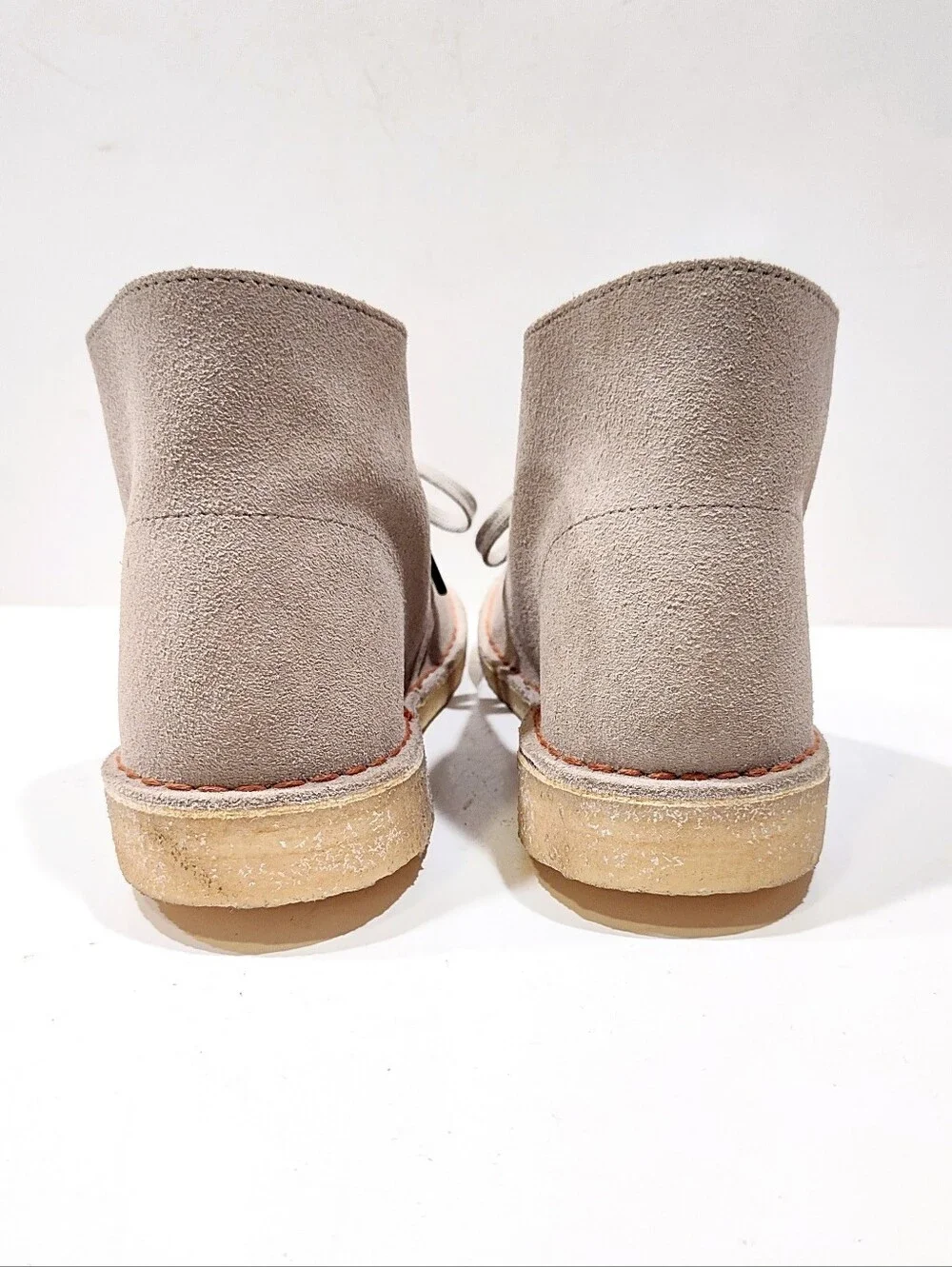 Clarks Originals Desert Boot Premium C.F. Stead Suede Sand Beige Mens US 9.5 M